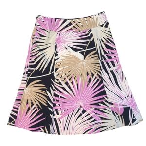 Vintage Gap Midi Cotton Skirt, 2, Fit & Flare A-line Skirt, Floral, Stretchy, XS